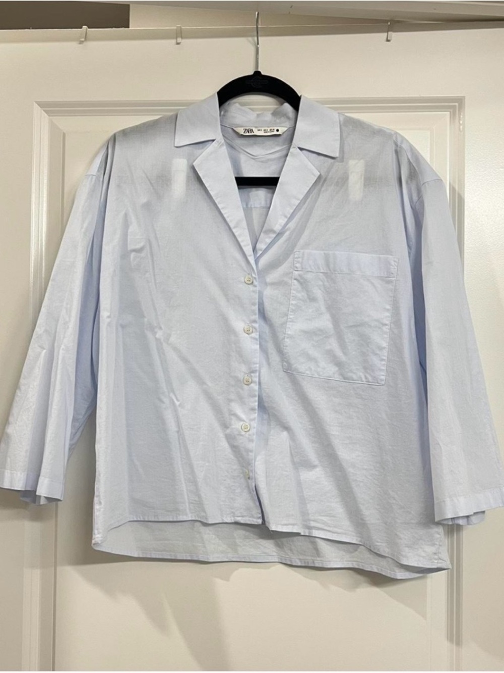Zara Blue Button-Down Shirt